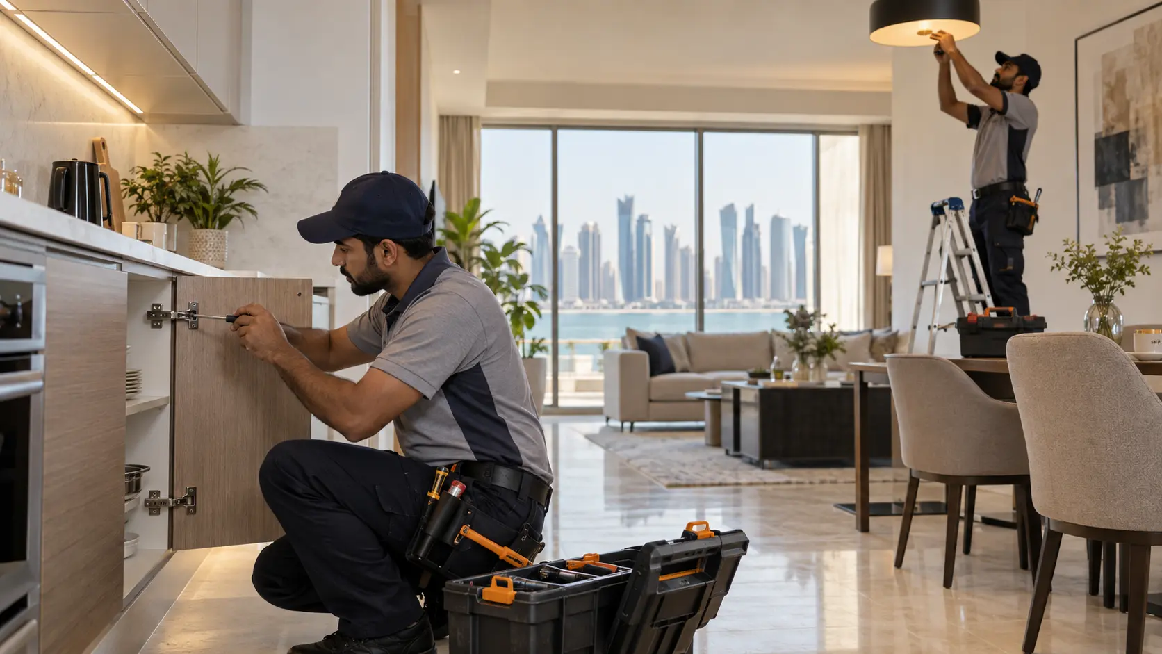 Handyman Services List in Qatar by Jefcon. Jefcon qatar provide all handyman services with cheap price and excellent result.